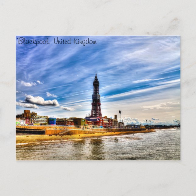 Blackpool Tower Postcard (Front)