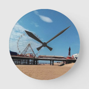 Blackpool tower round clock