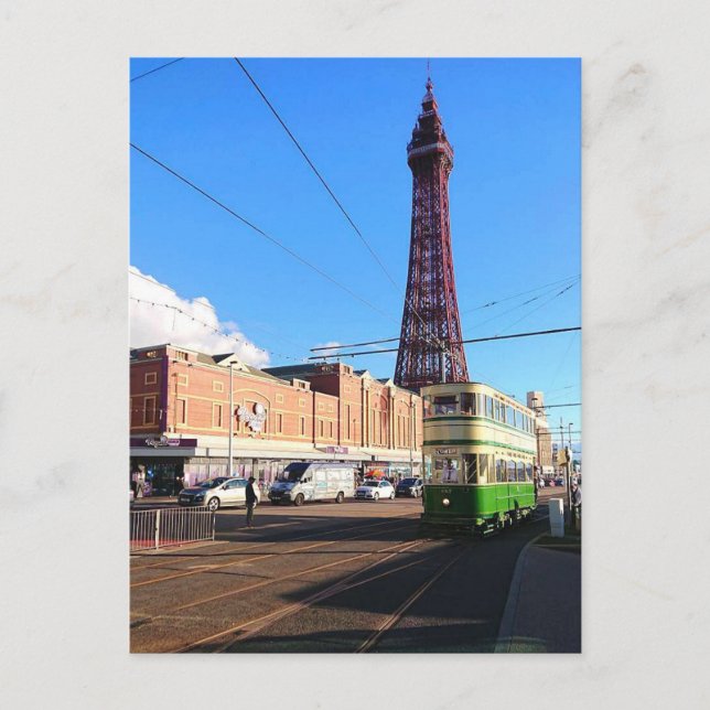 Blackpool Tower. Travel postcard, 2018 Postcard (Front)