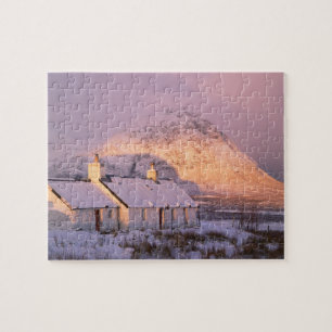 Blackrock Cottage, Glencoe, Highlands, Scotland 2 Jigsaw Puzzle