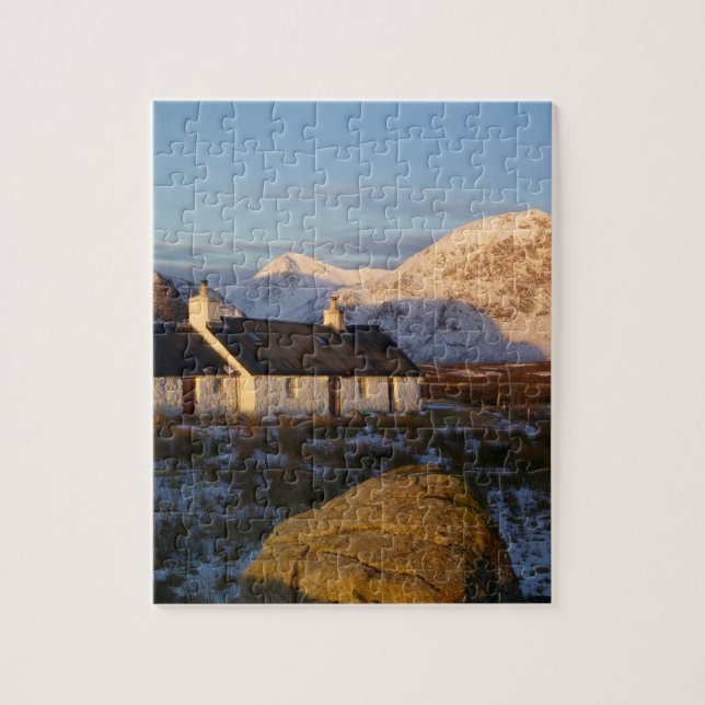 Blackrock Cottage, Glencoe, Highlands, Scotland 3 Jigsaw Puzzle (Vertical)