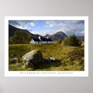Blackrock Cottage, Scotland Poster