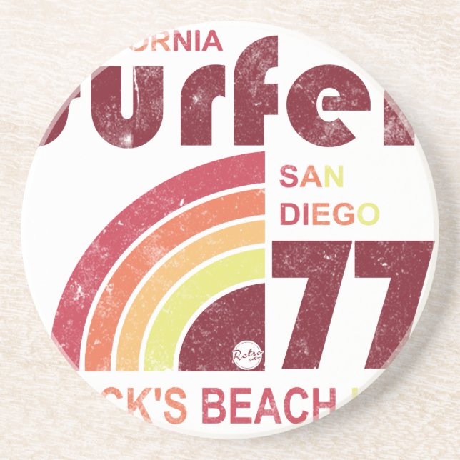 blacks beach california coaster (Front)