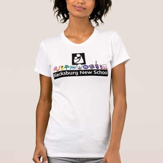 Blacksburg New School Colour Logo T-shirt (Front)