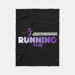 Blacksburg New School Running Club Fleece Blanket