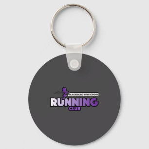 Blacksburg New School Running Club Keychain