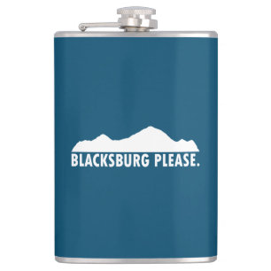  Blacksburg Please Hip Flask