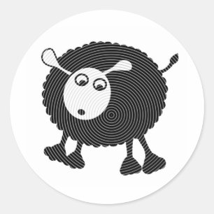 Blacksheep Classic Round Sticker
