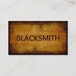Blacksmith Antique Brushed Business Card