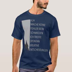 Blacksmith anvil farrier goldsmith gift T 1 T-Shirt