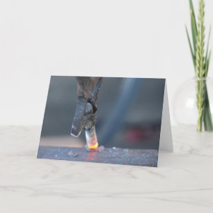 Blacksmith at Work Card