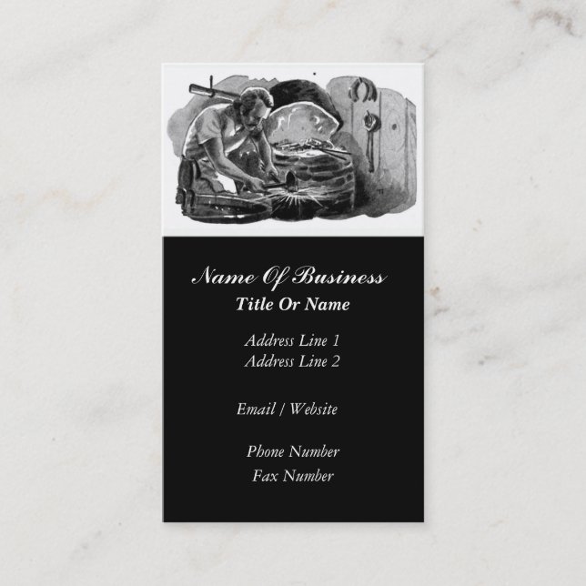 Blacksmith Business Card (Front)