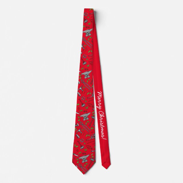 Blacksmith Christmas Tie (Front)