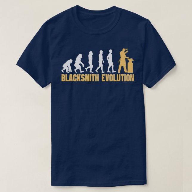 Blacksmith Evolution T-Shirt (Design Front)