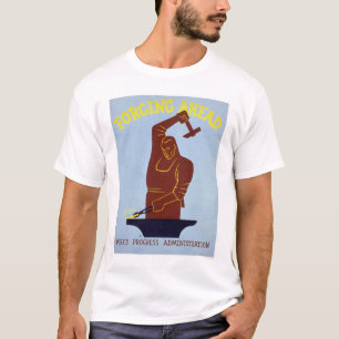 Blacksmith Forging 1940 WPA T-Shirt