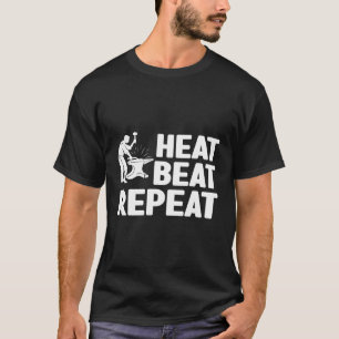 Blacksmith Iron Forging Metalsmith Metalworker Bla T-Shirt