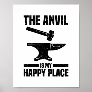 Blacksmith Metalsmith Forging Blacksmithing Forge Poster