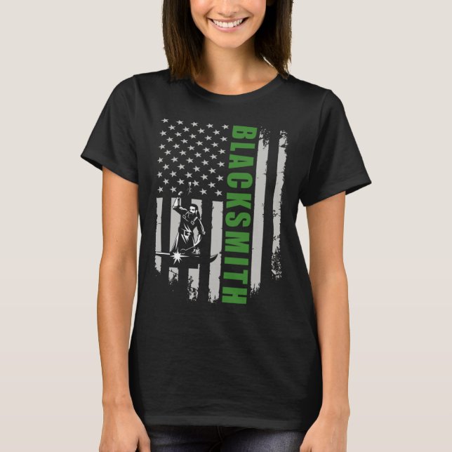 Blacksmith Metalworker T-Shirt (Front)