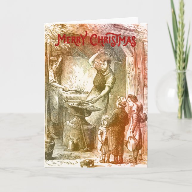 Blacksmith or Farrier Christmas Card (Front)