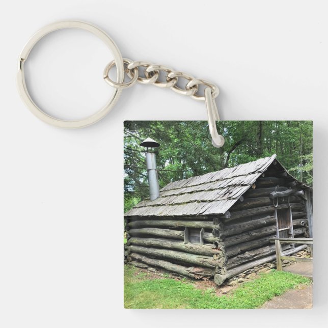 Blacksmith Shop at Mabry Mill, Virginia Keychain (Front)