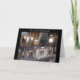 "Blacksmith Shop" Congratulatory Card