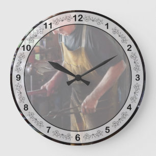 Blacksmith - Starting with a bang  Large Clock