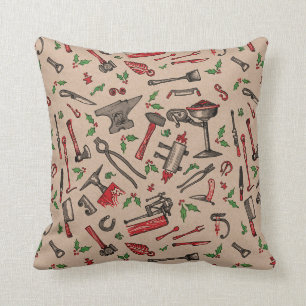 Blacksmith Throw Pillow
