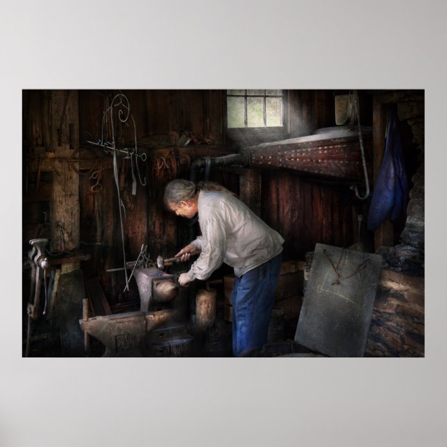 Blacksmith - Tinkering with metal Poster (Front)