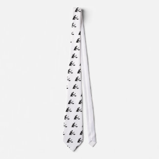 Blacksmith Worker Forging Iron Black and White Woo Tie
