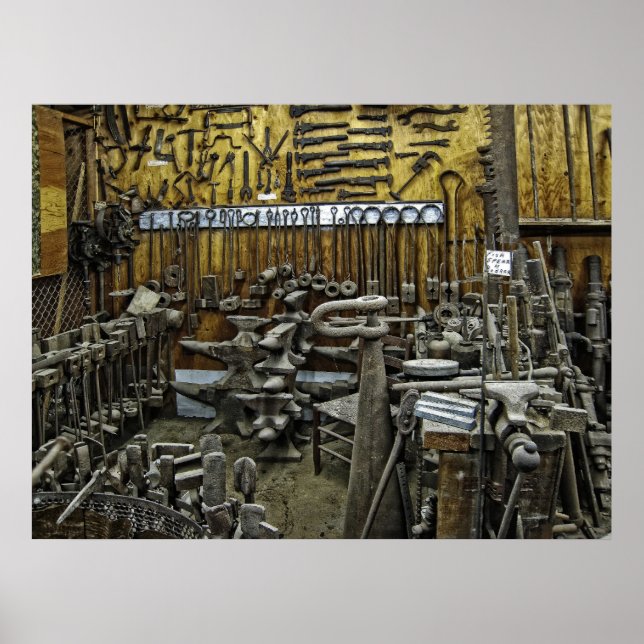 BLACKSMITH WORKS - 19th century Poster (Front)