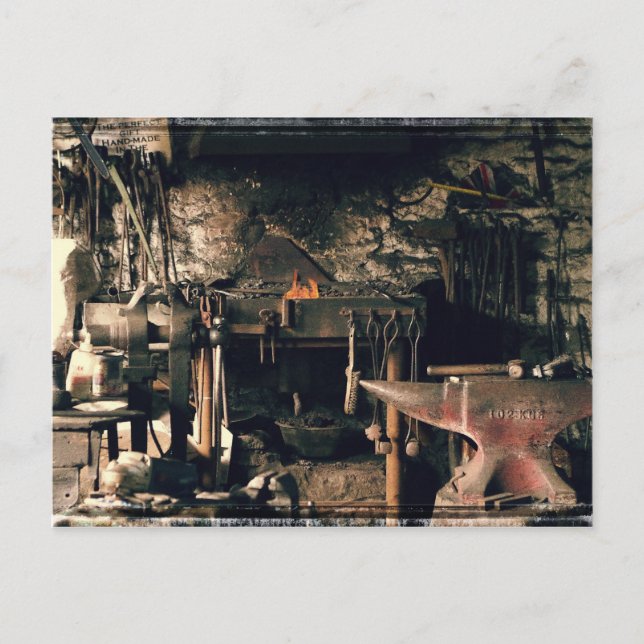 Blacksmiths Office Postcard (Front)