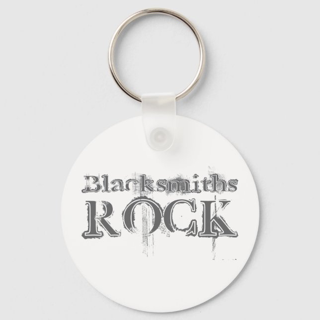 Blacksmiths Rock Keychain (Front)