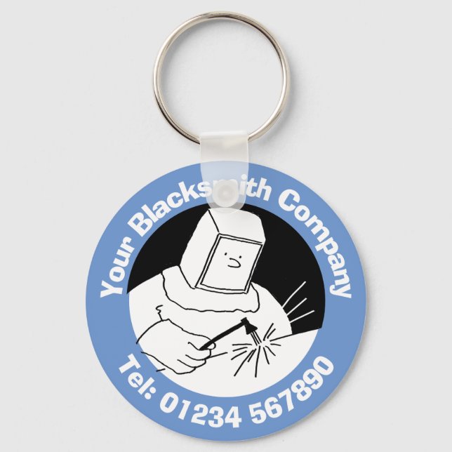 Blacksmiths, Welders & Steel Fabricators Keychain (Front)
