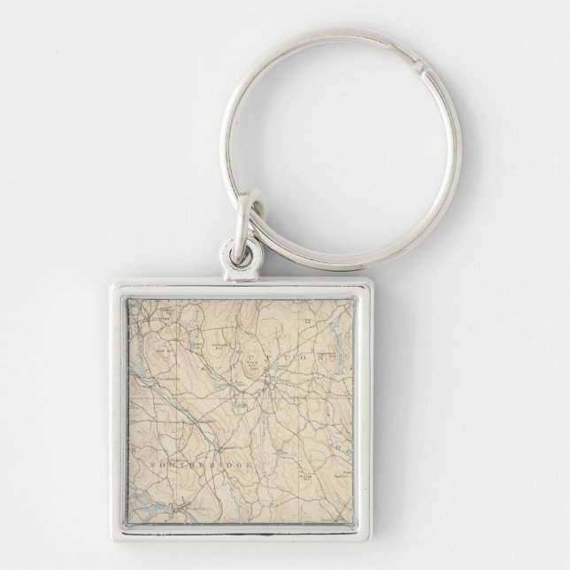 Blackstone, Massachusetts Keychain (Front)