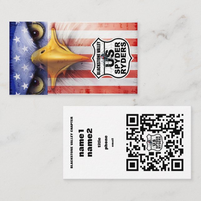 Blackstone Valley Chapter - Business Cards (Front/Back)