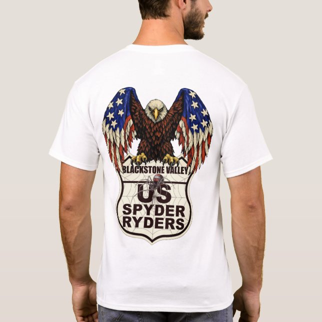 Blackstone Valley Chapter - Eagle Logo 2s T-Shirt (Back)