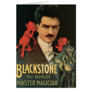 Blackstone vintage le magicien principal du monde