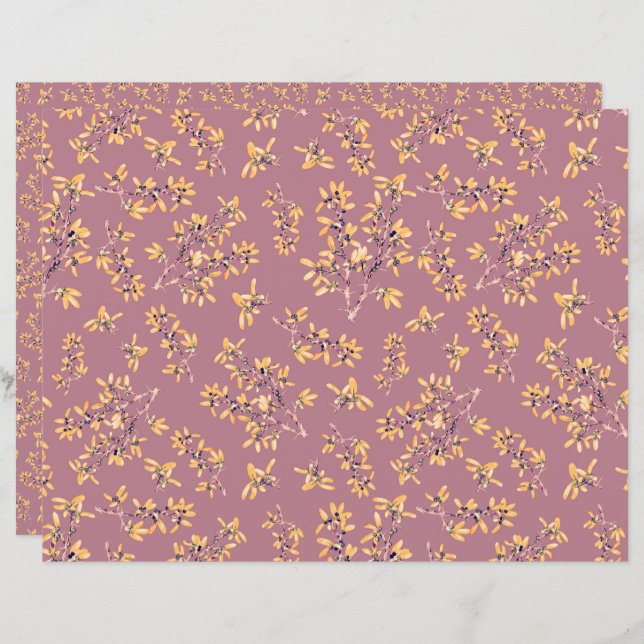 Blackthorn branches purple yellow (Front/Back)