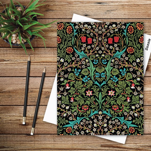 Blackthorn Floral Pattern William Morris Postcard (Creator Uploaded)