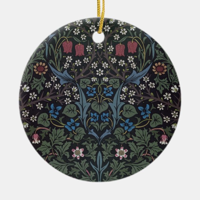 'Blackthorn' wallpaper design, 1892 Ceramic Ornament (Front)