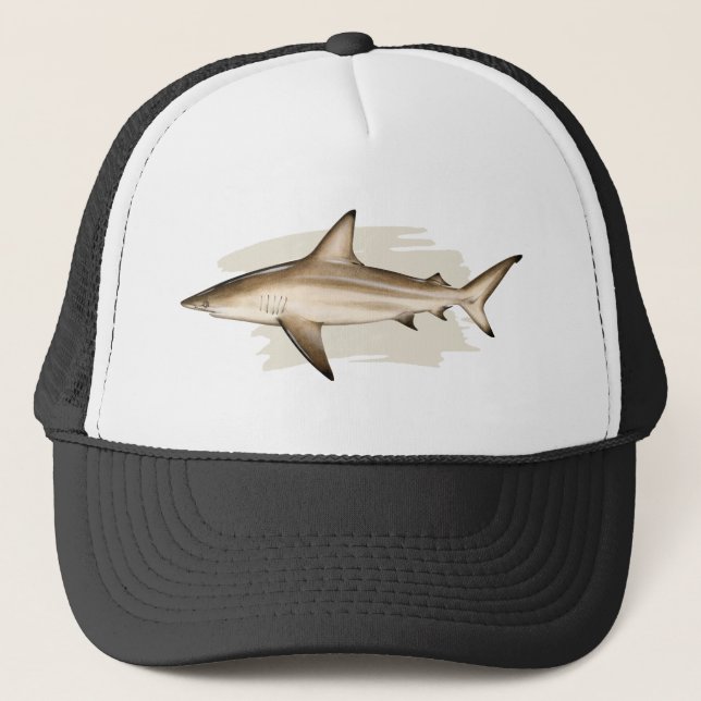 Blacktip Shark Trucker Hat (Front)