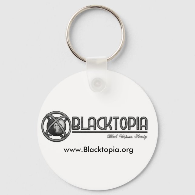 Blacktopia Key Chain (Front)