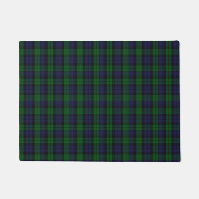 Blackwatch Tartan Doormat (Front)
