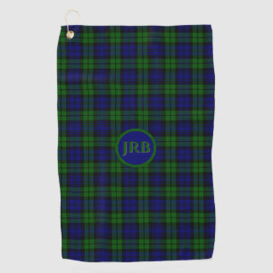 Blackwatch Tartan Personalized  Golf Towel