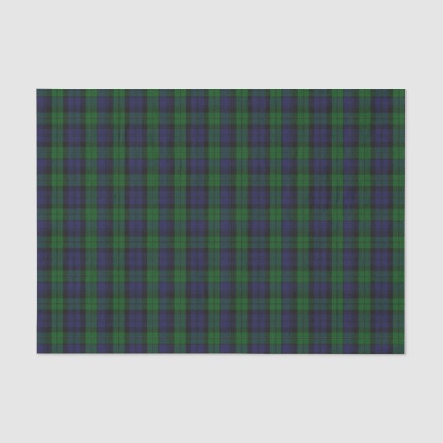 Blackwatch Tartan Tissue Paper (Front)
