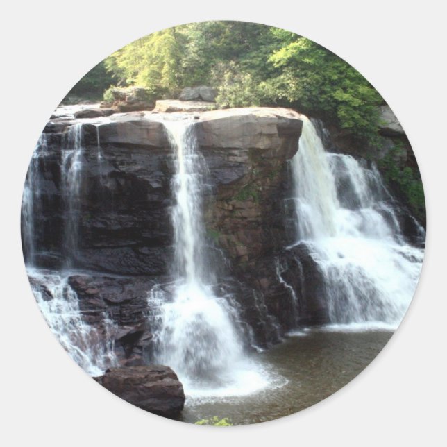 Blackwater Falls Classic Round Sticker (Front)