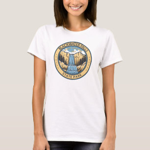 Blackwater Falls State Park West Virginia Badge T-Shirt