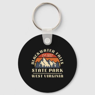 Blackwater Falls State Park West Virginia Mountain Keychain
