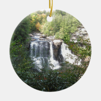 Blackwater Falls, West Virginia Ceramic Ornament