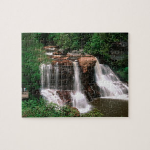 Blackwater Falls, West Virginia, scenic, Jigsaw Puzzle
